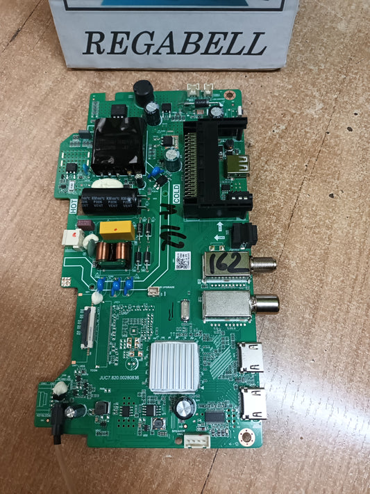 PLACA MAIN, JUC7.820.00280036, NUEVA SIN USAR, de una tv OK OTV 32H-5022C