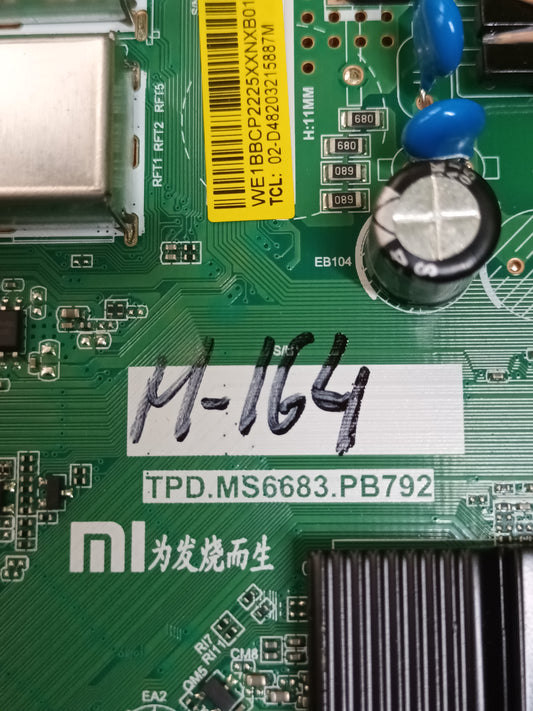 PLACA MAIN, TPD.MS6683.PB792, (NUEVA SIN USAR) de TV XIAOMI MI L32M6-6AEU
