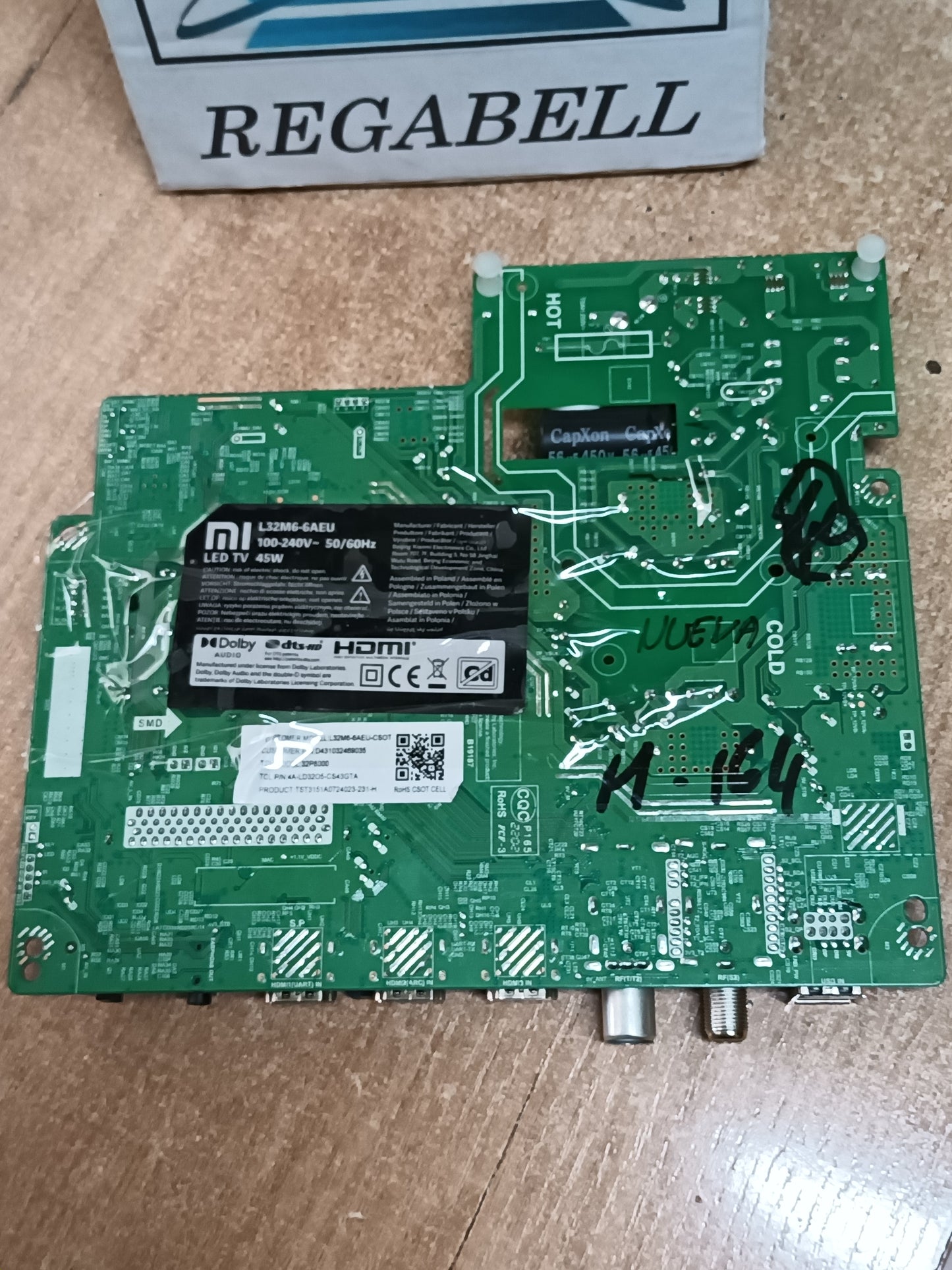 PLACA MAIN, TPD.MS6683.PB792, (NUEVA SIN USAR) de TV XIAOMI MI L32M6-6AEU
