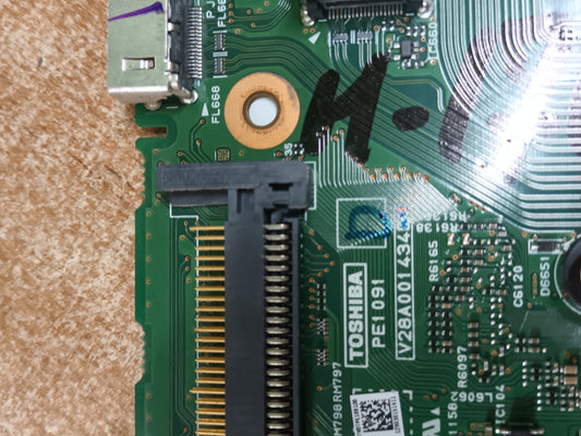 PLACA MAIN, PE1091, V28A001434, de TV TOSHIBA 32RL938, USADO