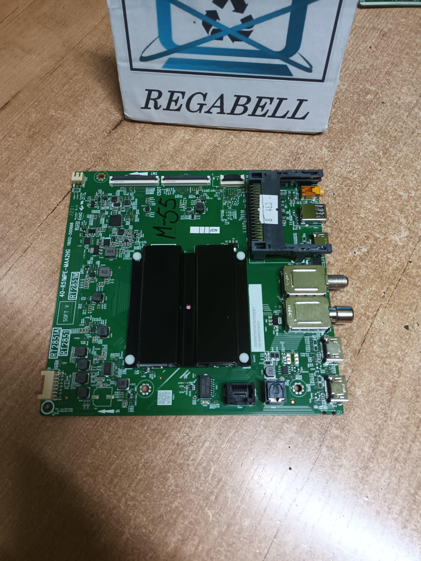 Placa main, 40-R51MPE-MAA2HG, de tv TCL 55P635, ES NUEVA SIN USAR,