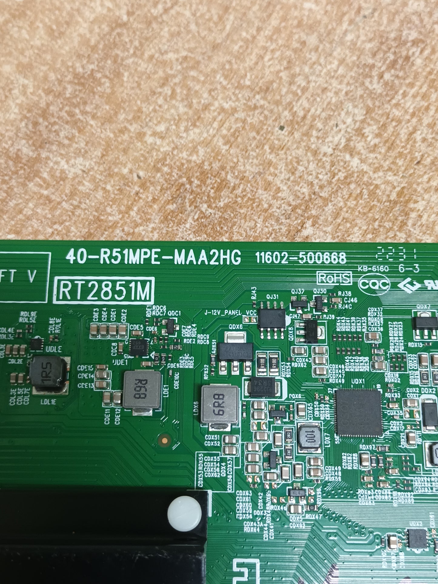 Placa main, 40-R51MPE-MAA2HG, de tv TCL 55P635, ES NUEVA SIN USAR,