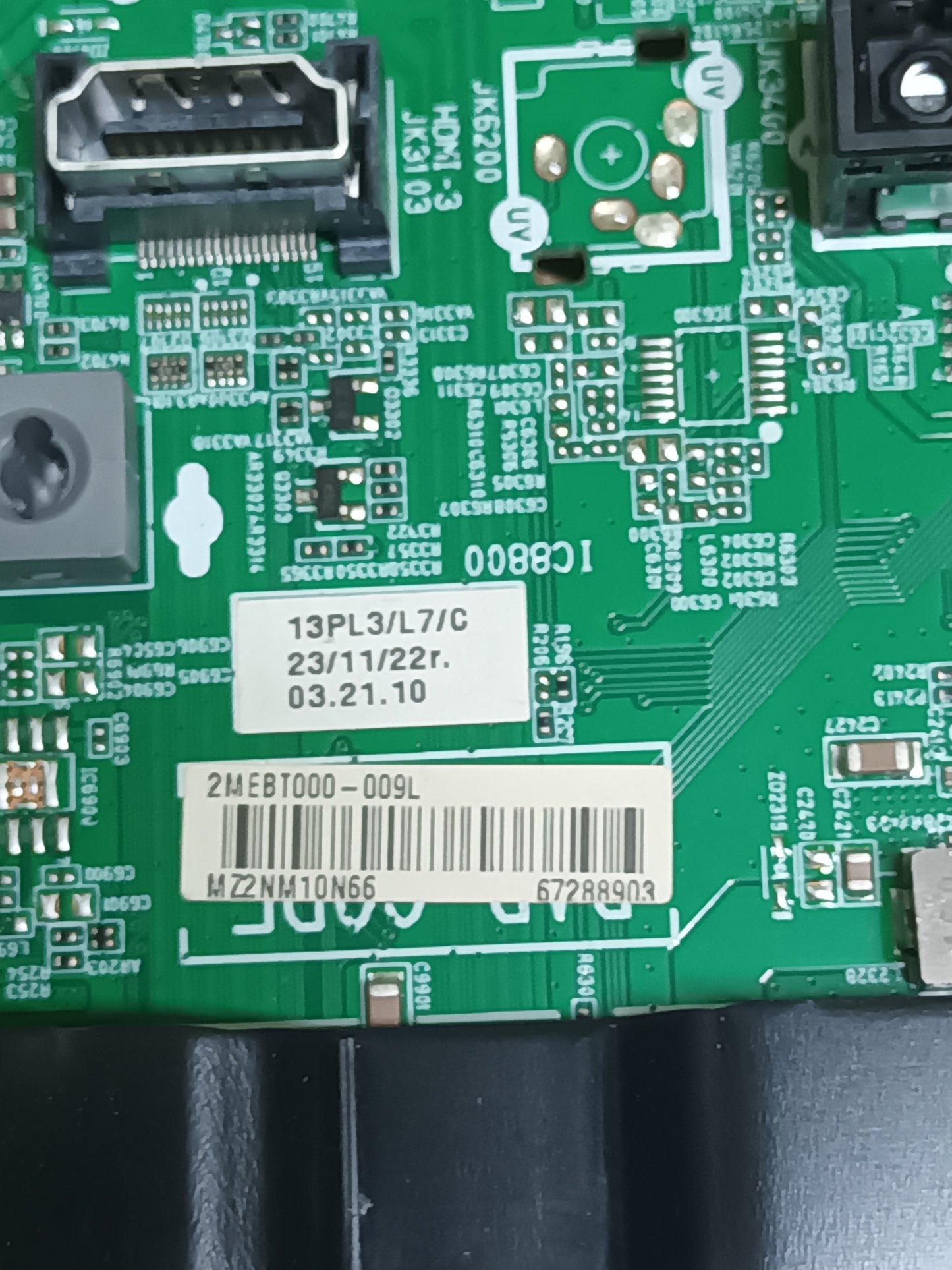 Placa main, EAX69581205(1.0), EBT67288903, de TV LG43UQ80006LB, ES NUEVA SIN USAR