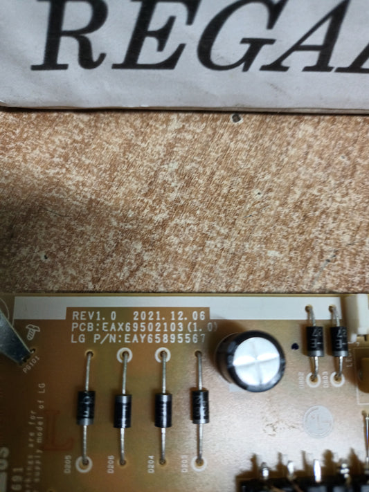 EAX69502103(1.0), nueva sin usar, de TV LG 43UQ80006LB,