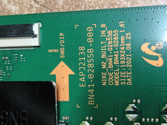 PLACA MAIN, BN41-02855B, BN94-17004T, de tv SAMSUNG QE65E74AAT, 