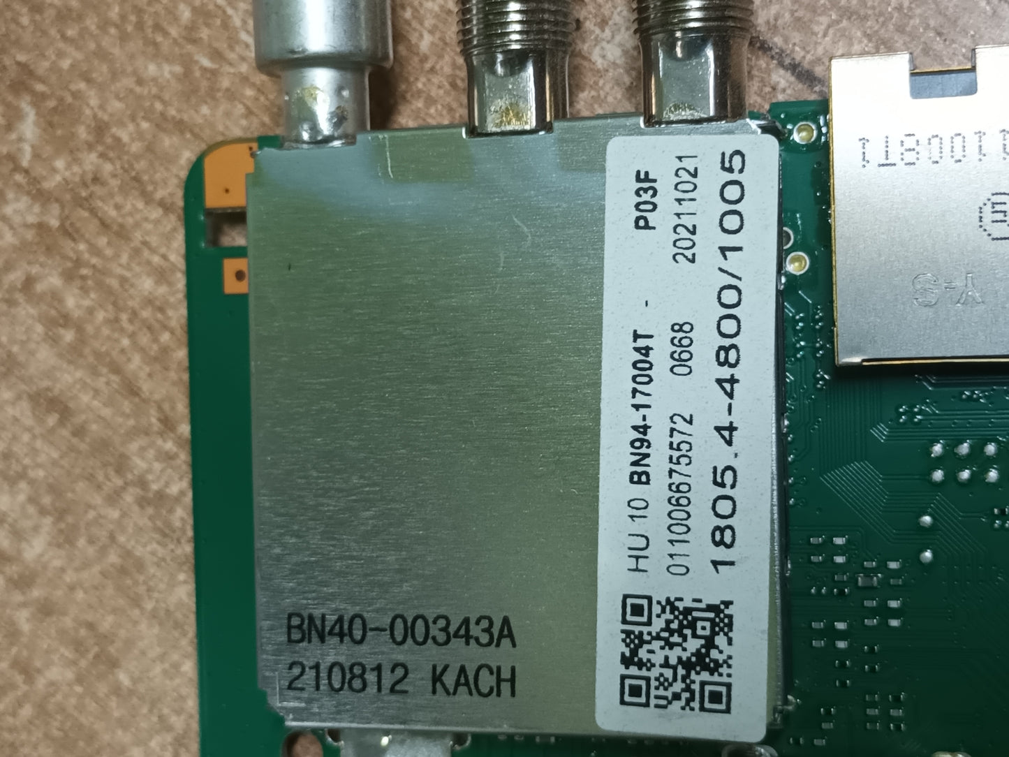 PLACA MAIN, BN41-02855B, BN94-17004T, de tv SAMSUNG QE65E74AAT, 