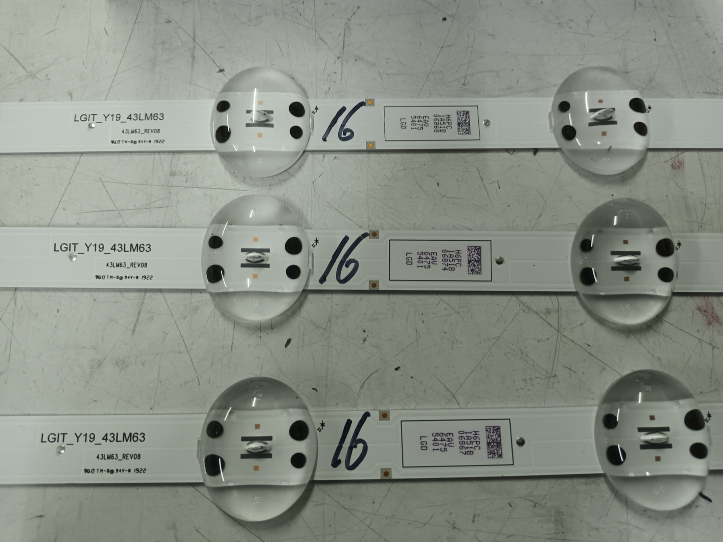 LG43LM6300PLA, TIRAS LED (ref,16)