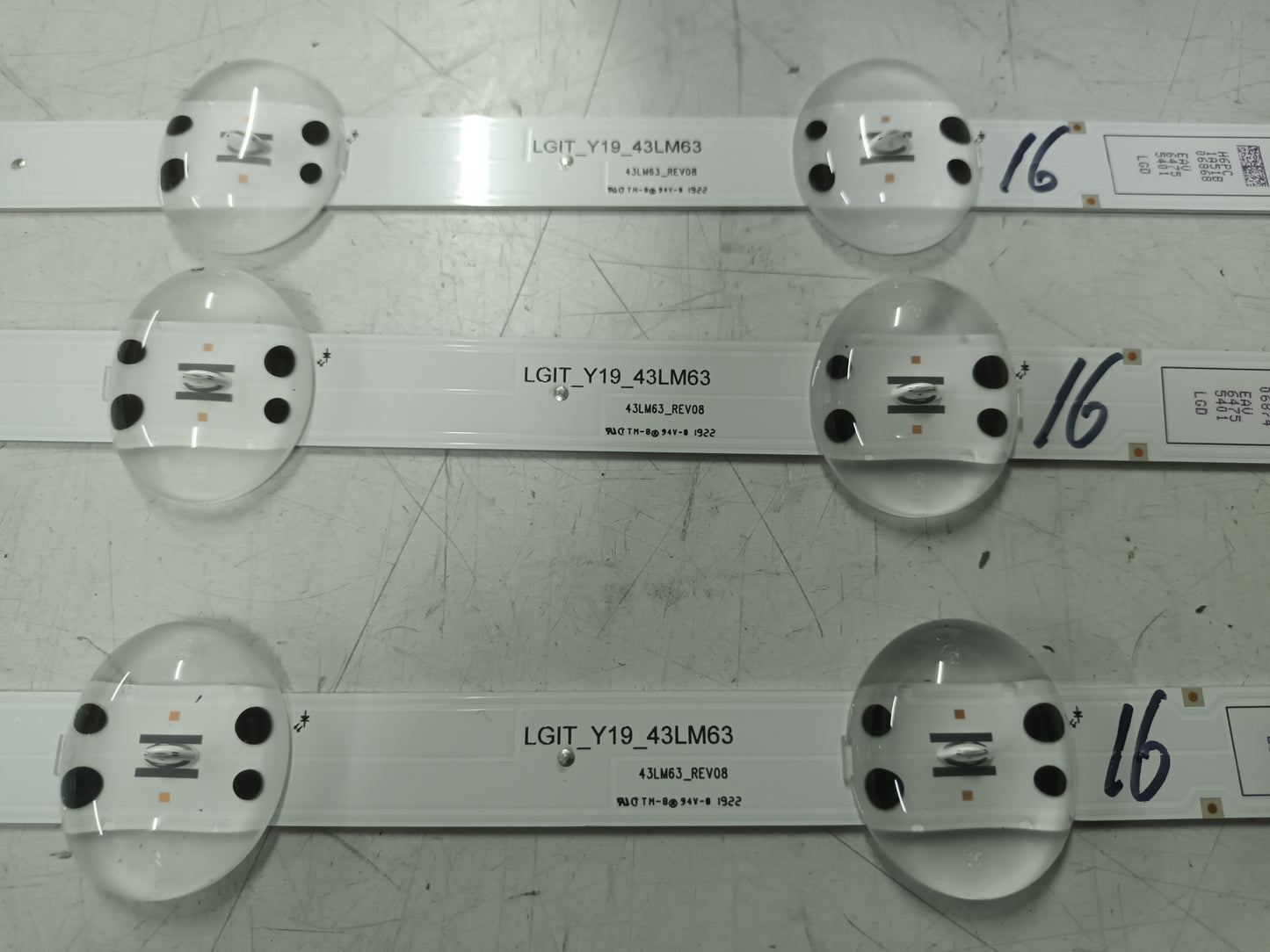 LG43LM6300PLA, TIRAS LED (ref,16)
