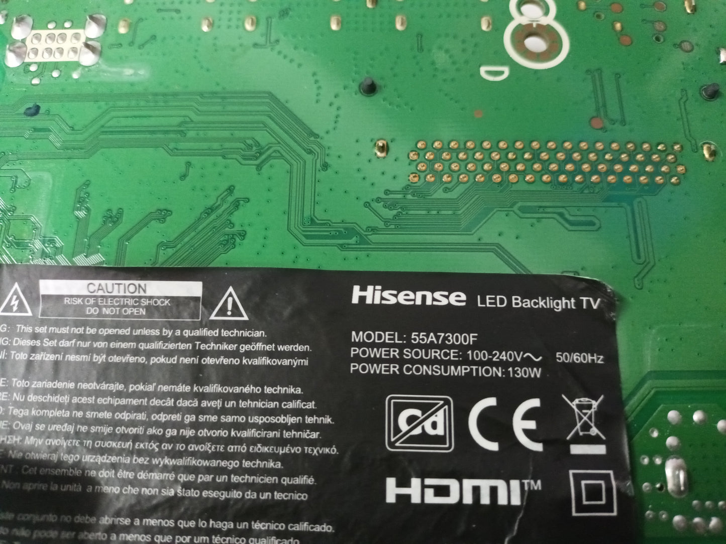 juego de 3 tiras de led de HISENSE 55A7300F