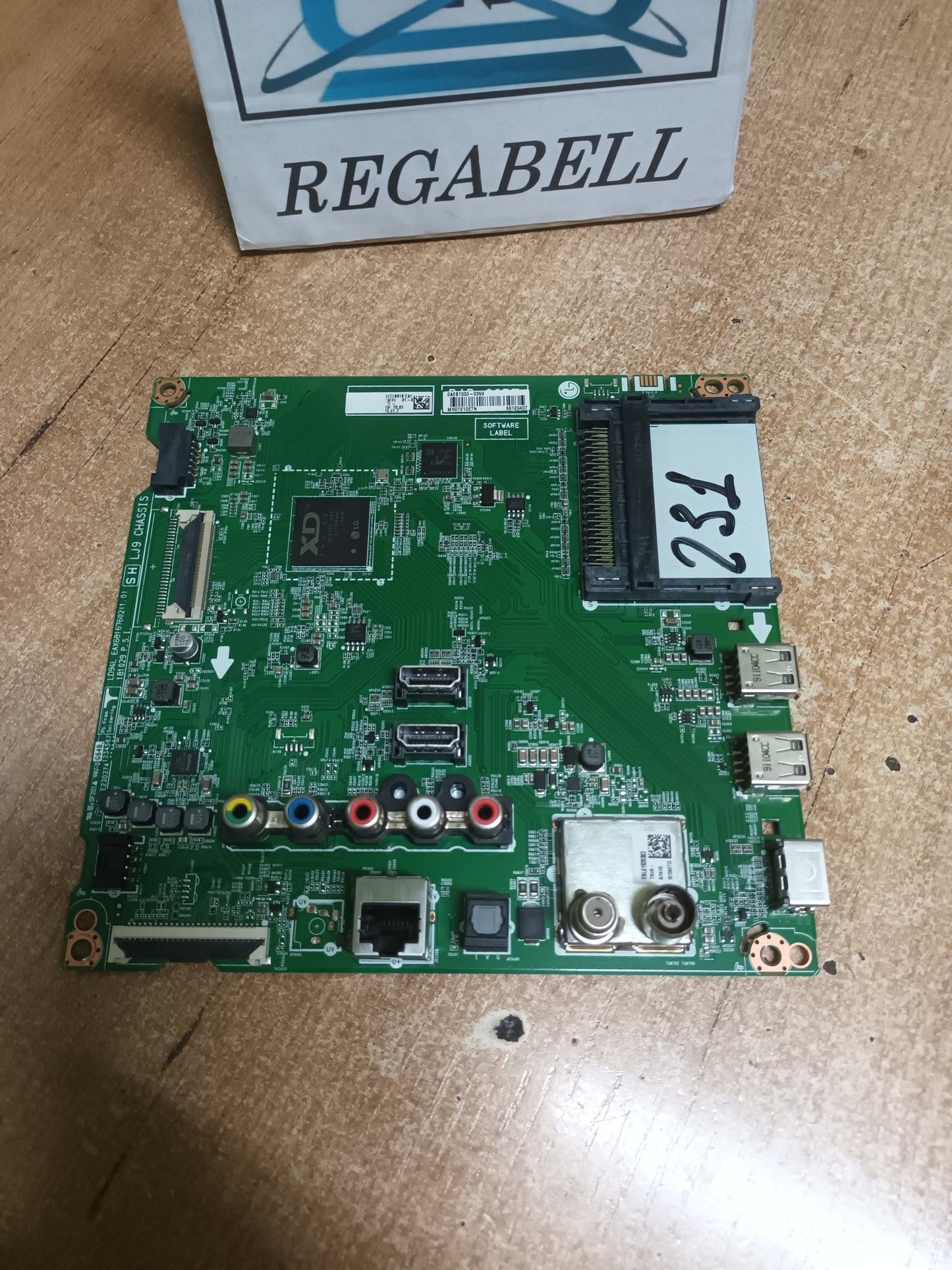 PLACA MAIN EAX68167602(1.0), EBT66120407, de tv LG43LM6300PLA,