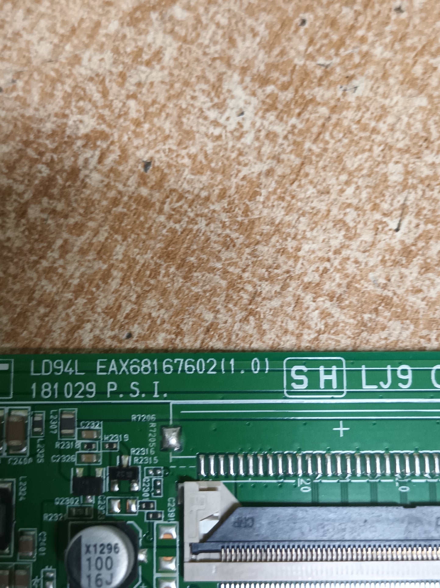 PLACA MAIN EAX68167602(1.0), EBT66120407, de tv LG43LM6300PLA,