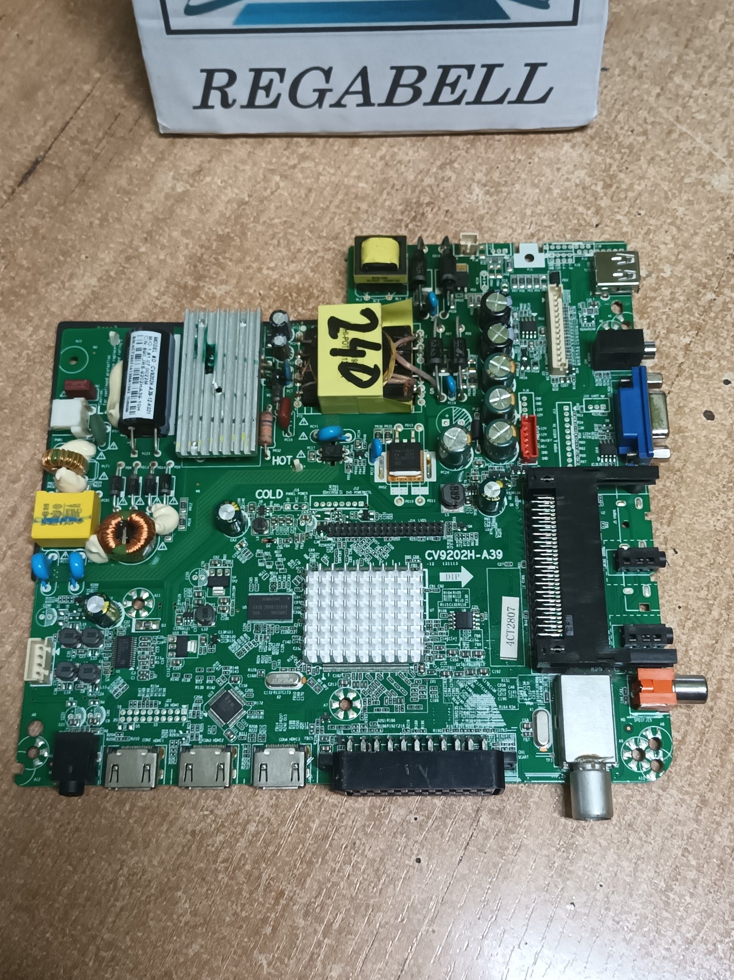 PLACA MAIN, CV9202H-A39, de tv MANTA LED 4004,