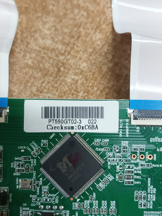 PLACA T-COM, PT550GT02-03, de TV SILVER IP-LE55, (NUEVA SIN USAR)