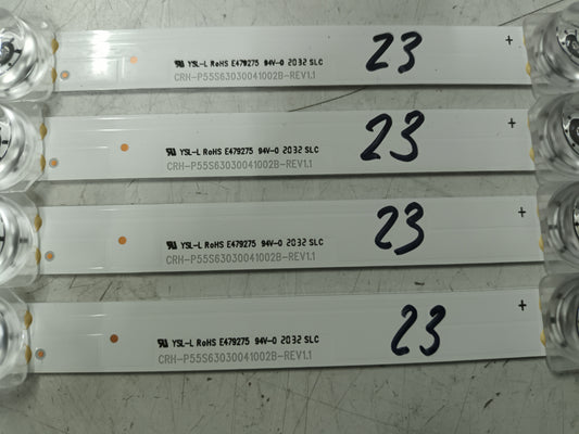 juego de 4 tiras de led de SAMSUNG UE55TU8005K