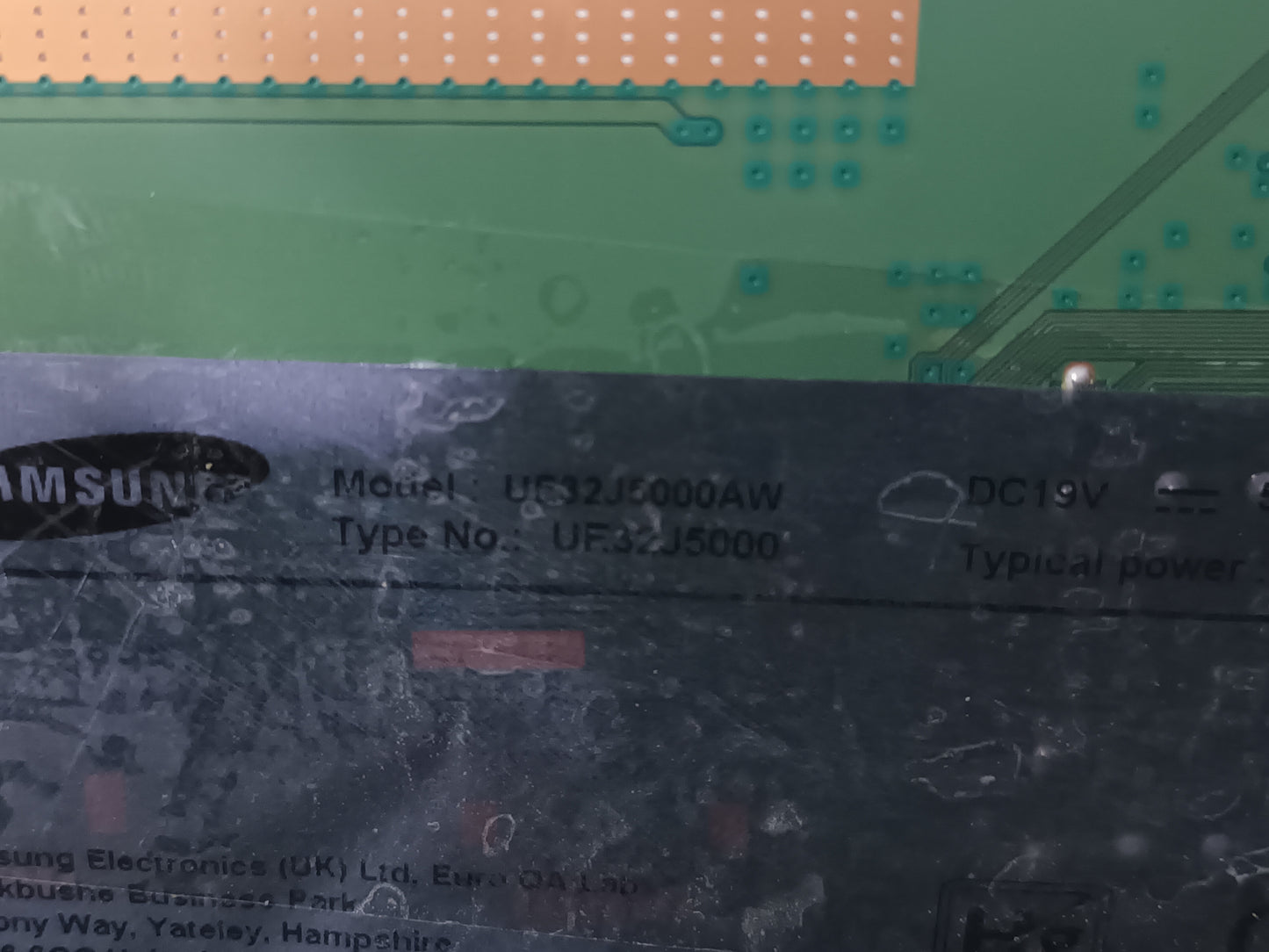 juego de 2 tiras de retroiluminación de UE32J5000AW