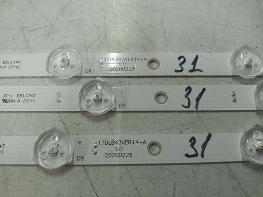 JVC LT-43VA3200, TIRAS LED (ref,31)