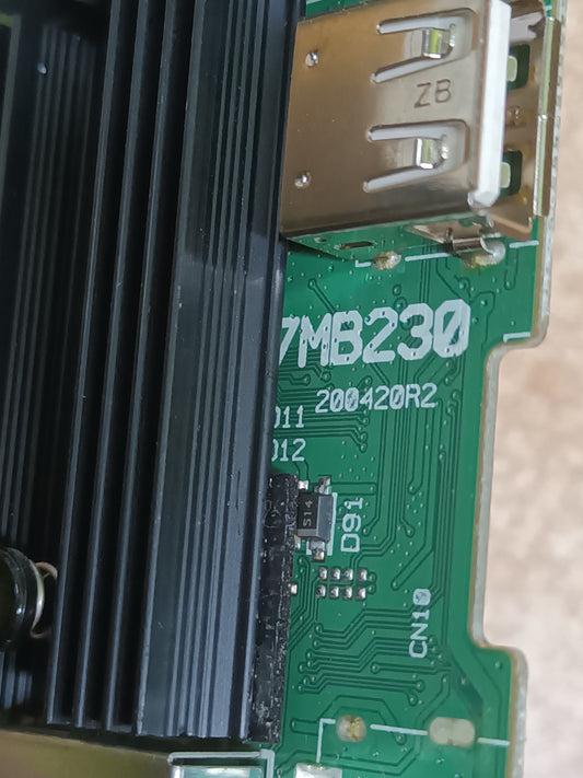 Placa main, 17MB230- 200420R2, (NUEVA SIN USAR) de tv JVC LT-50VU3000,