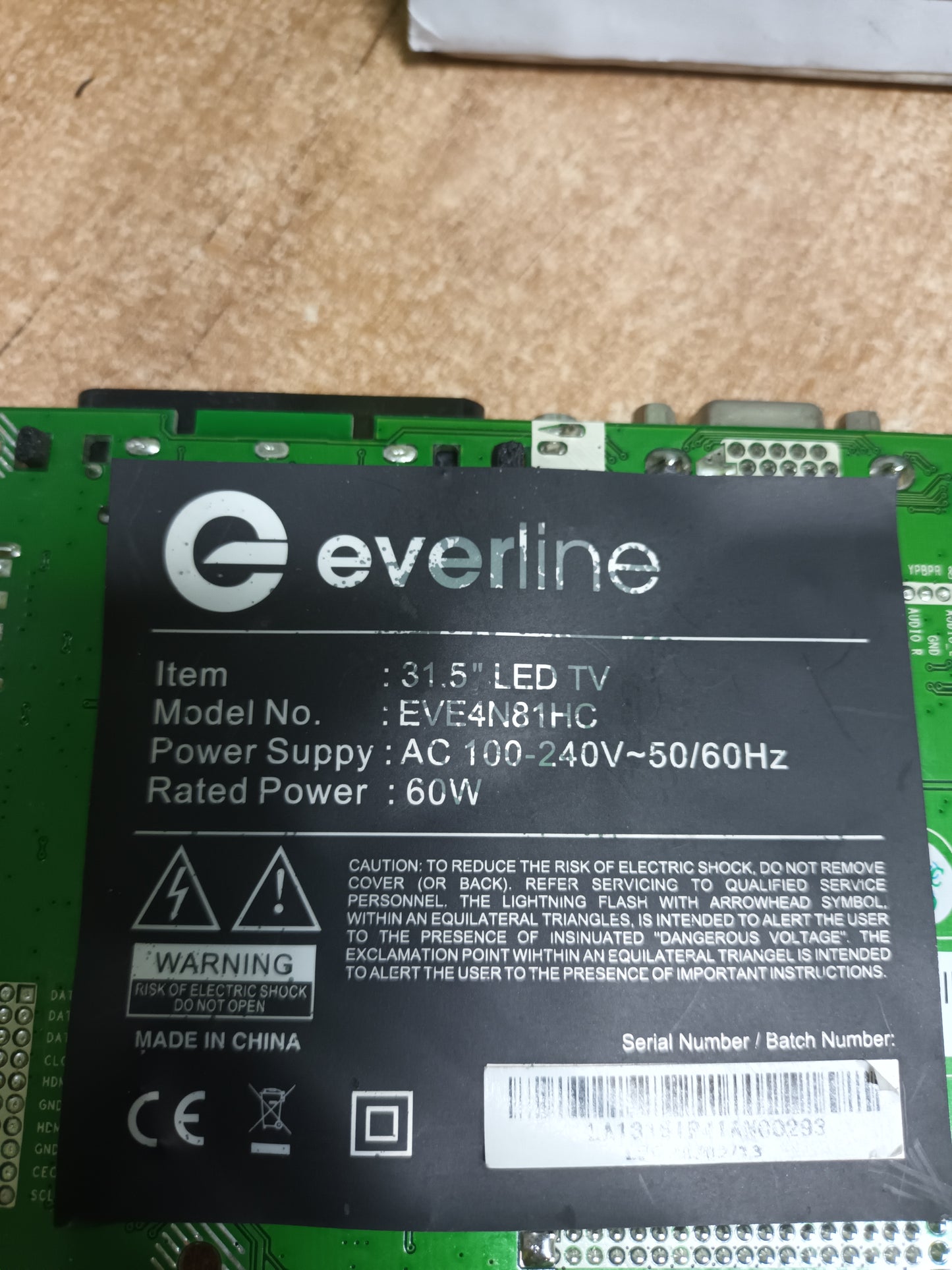 CV9202H-E, de EVERLINE EVE4N81HC