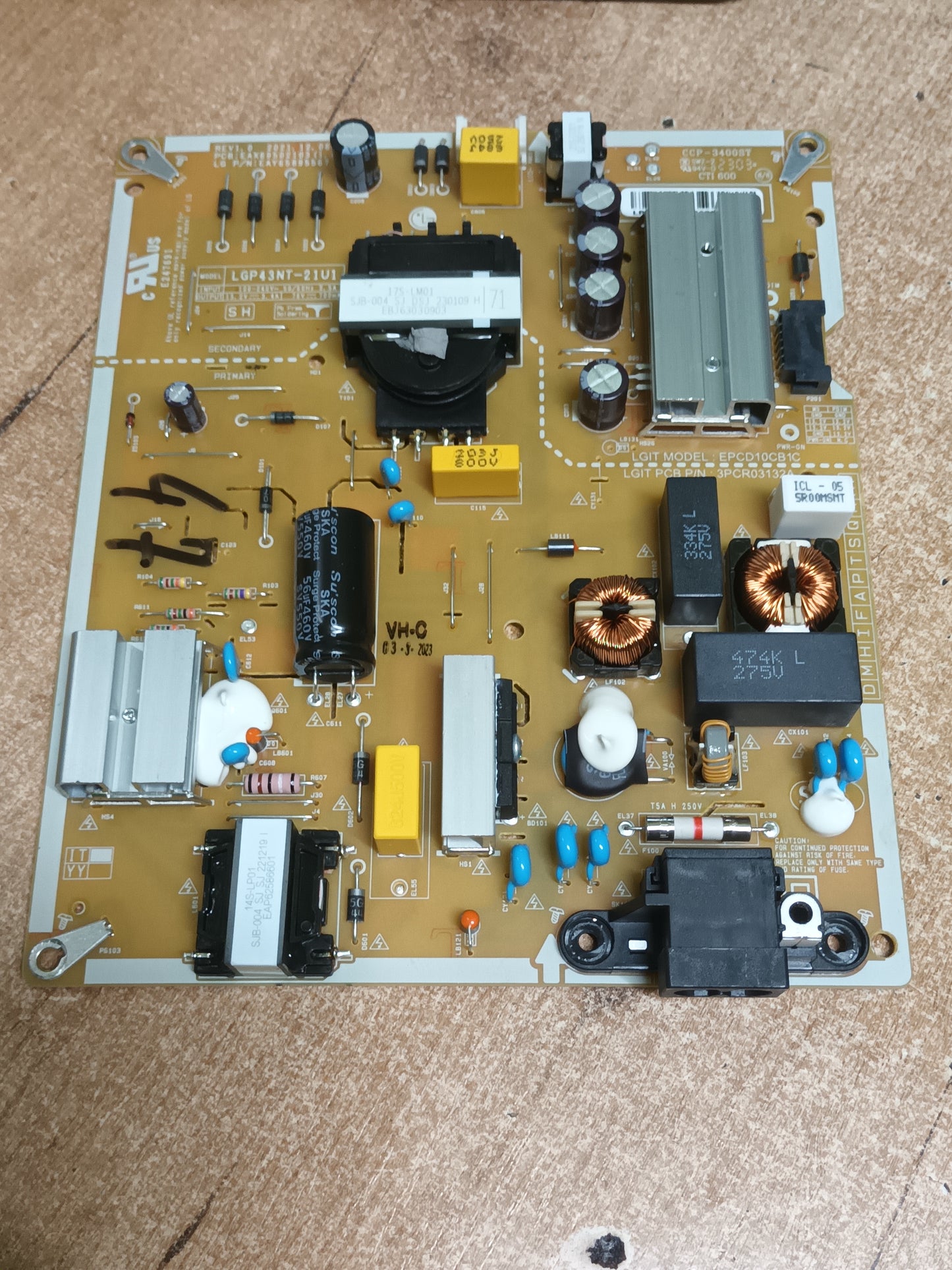 EAX69502103(1.0), (NUEVA SIN USAR), DE TV LG43UR78006LK