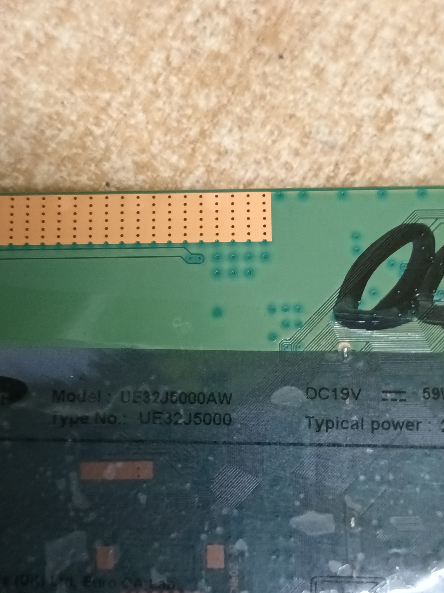 PLACA MAIN, BN41-02358A, BN94-08230B, de TV SAMSUNG UE32J5000AW,