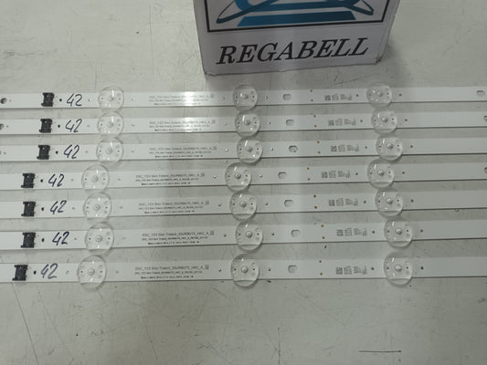 KIT de 8 tiras de led de LG55UR781COLK,