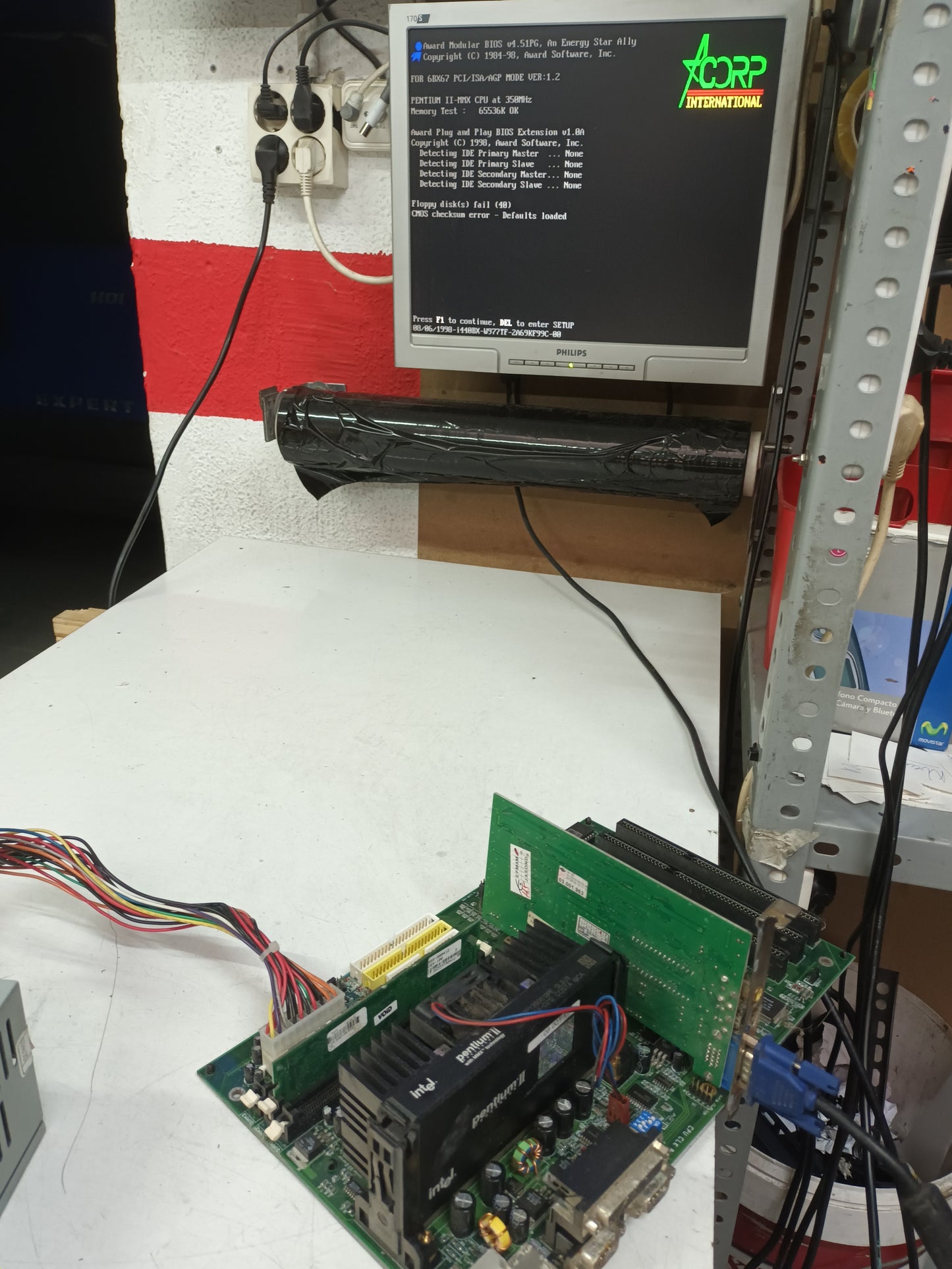 PLACA BASE PC, ACORP 6BX67, (P-34)