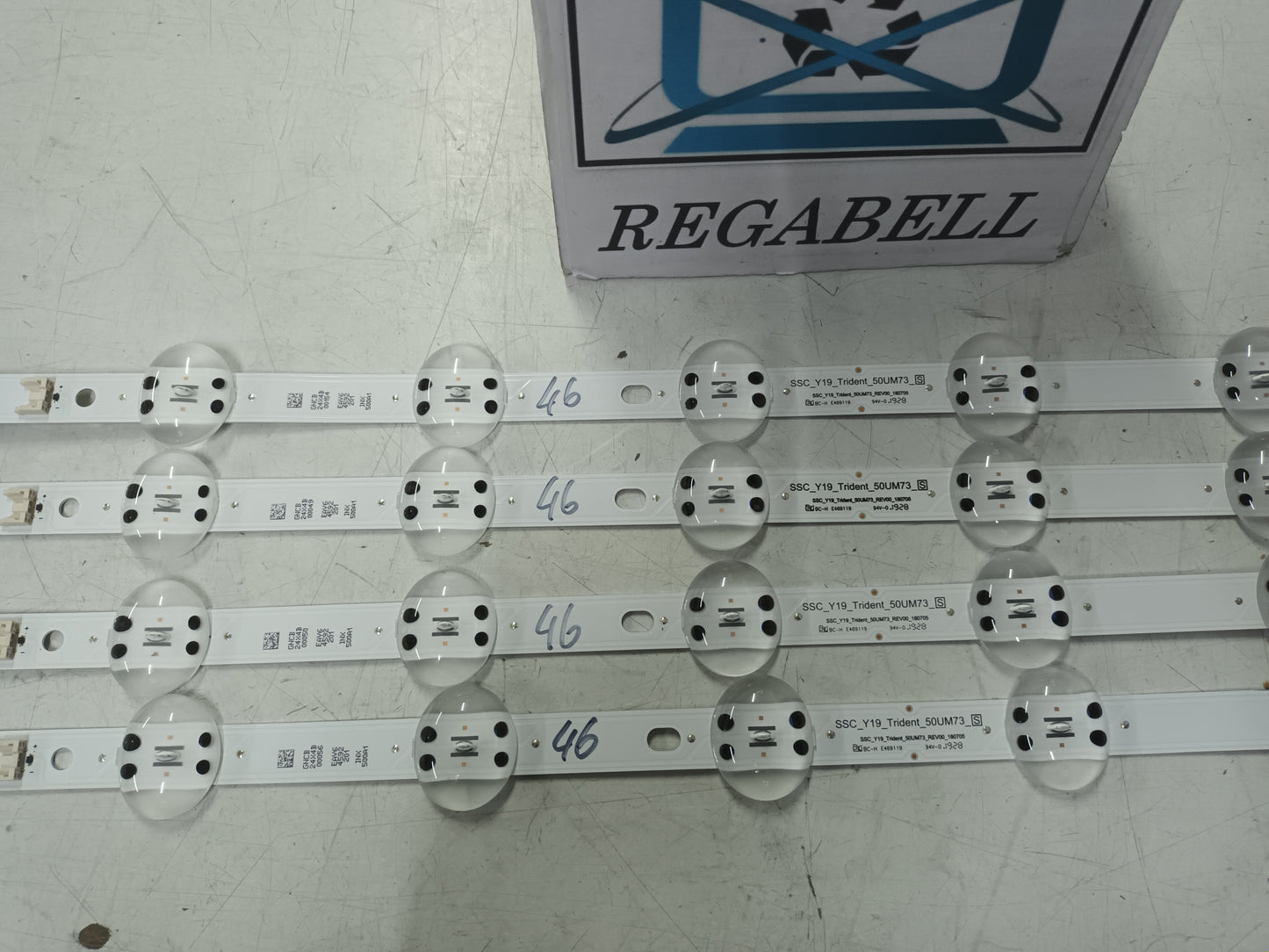 LG50UM7450PLA, KIT 4 TIRAS LED (ref,46)