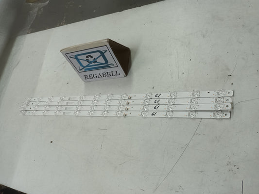 KIT 4 tiras de retroiluminación de TCL 65P635,
