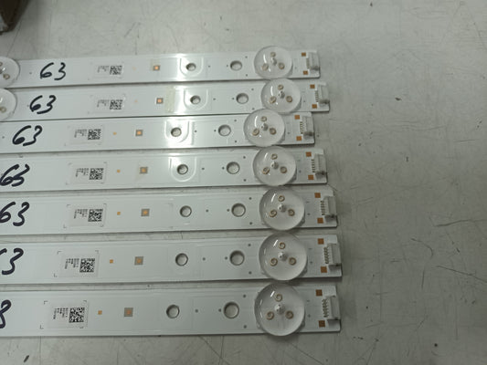 KIT 7 tiras de retroiluminación de HISENSE 43M3000