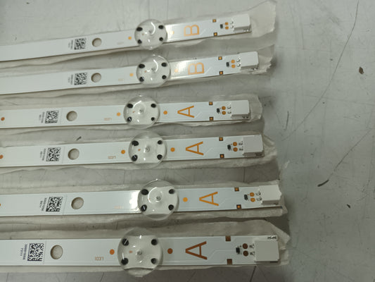 KIT 6 tiras de retroiluminación de HITACHI 49HB6W62