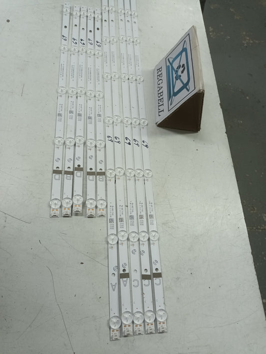 KIT 10 tiras de retroiluminación de HITACHI 65HAK5350