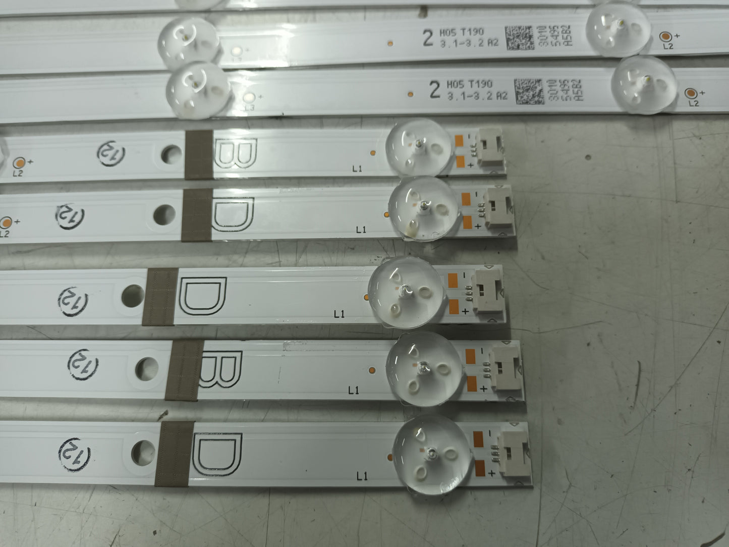 KIT 10 tiras de retroiluminación de HITACHI 65HAK5350