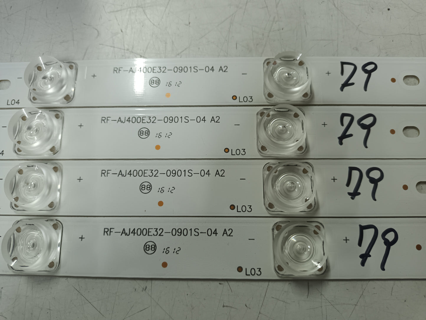 SHARP LC40 CFF522E, KIT TIRAS LED, (ref,79)