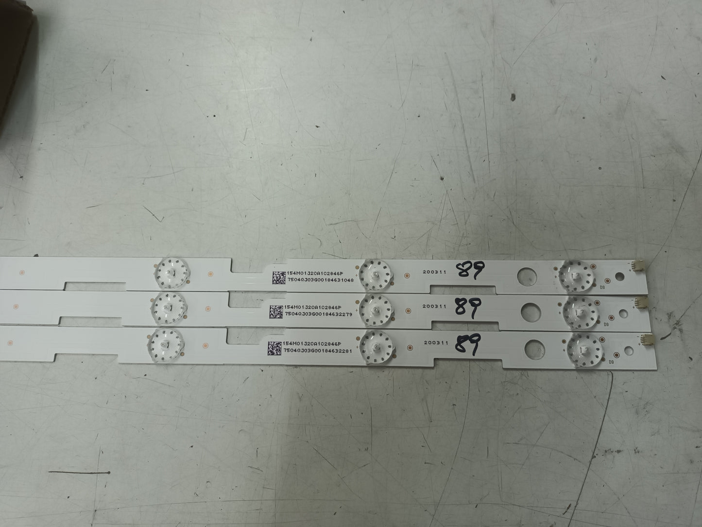 SHARP LC-43UI7253E, KIT TIRAS LED, (ref,89)