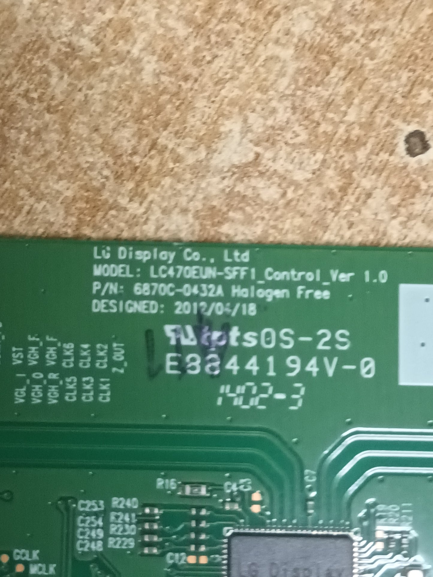 PLACA T-COM, 6870C-0432A, DE TV GRUNDIG 55VLE9474 BL