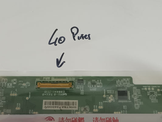 Pantalla BT156GW01 V.3, brillo, 40 pines