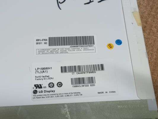 Pantalla LP156WH1(TL)(A1), brillo, 30 pines,