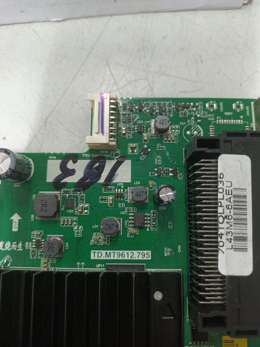 PLACA MAIN TD.MT9612.795, de TV XIAOMI MI L43M6-6AEU, NUEVA SIN USAR,