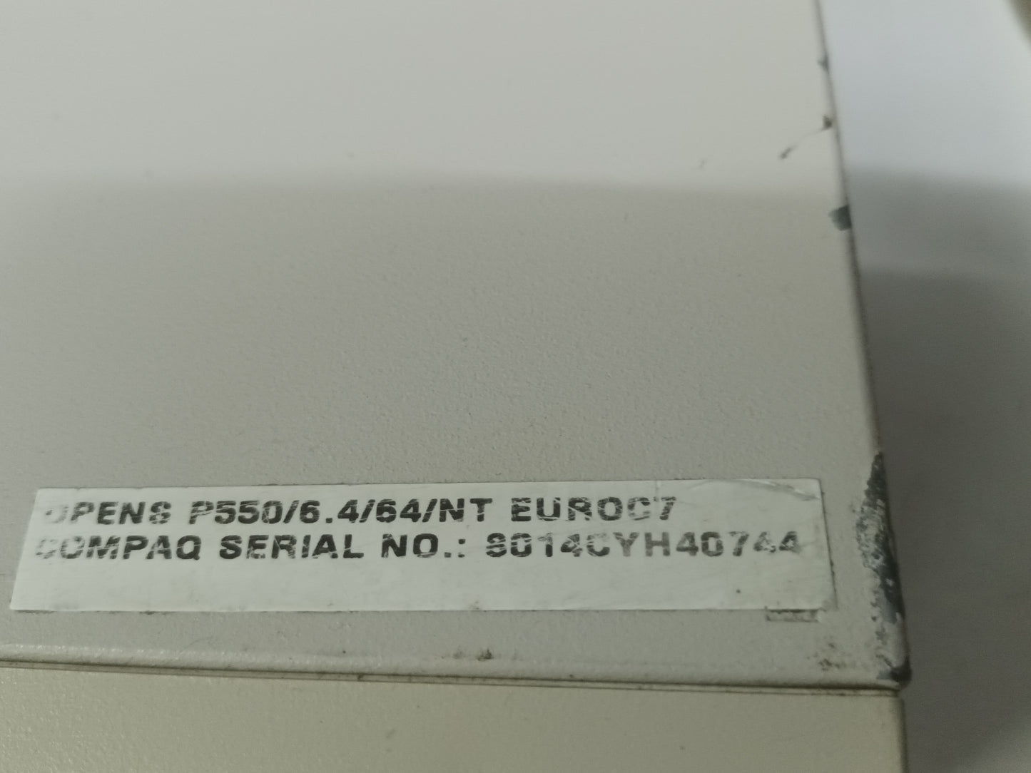 HP COMPAC DESKPRO EN, SERIES SFF (N-23)