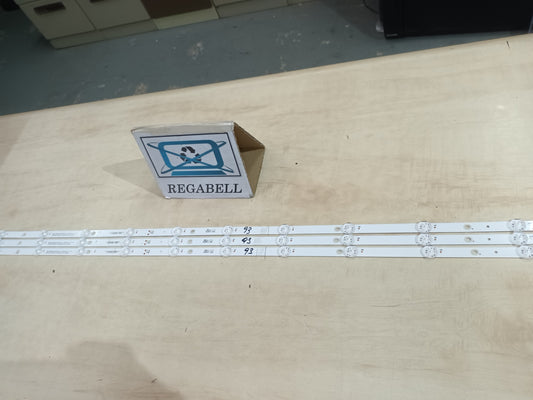 inves led 43 4K SMART, KIT TIRAS LED (ref,93)