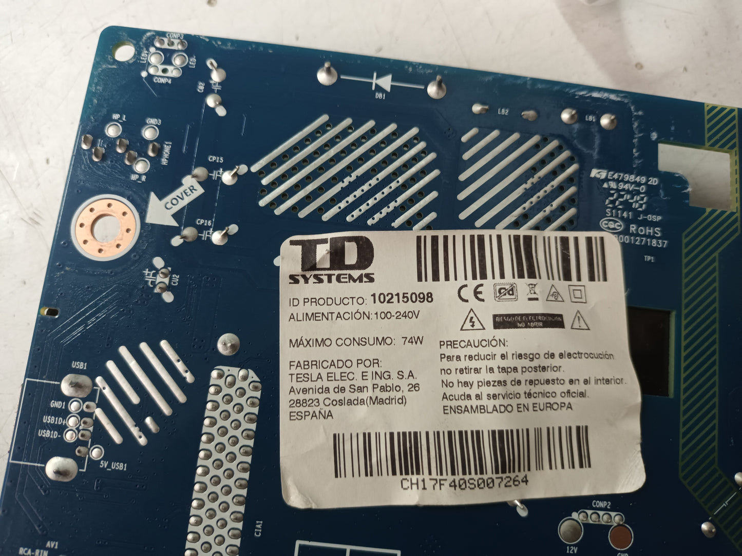 TD SYSTEMS K40DLC17GLE, KIT TIRAS LED (ref,120)
