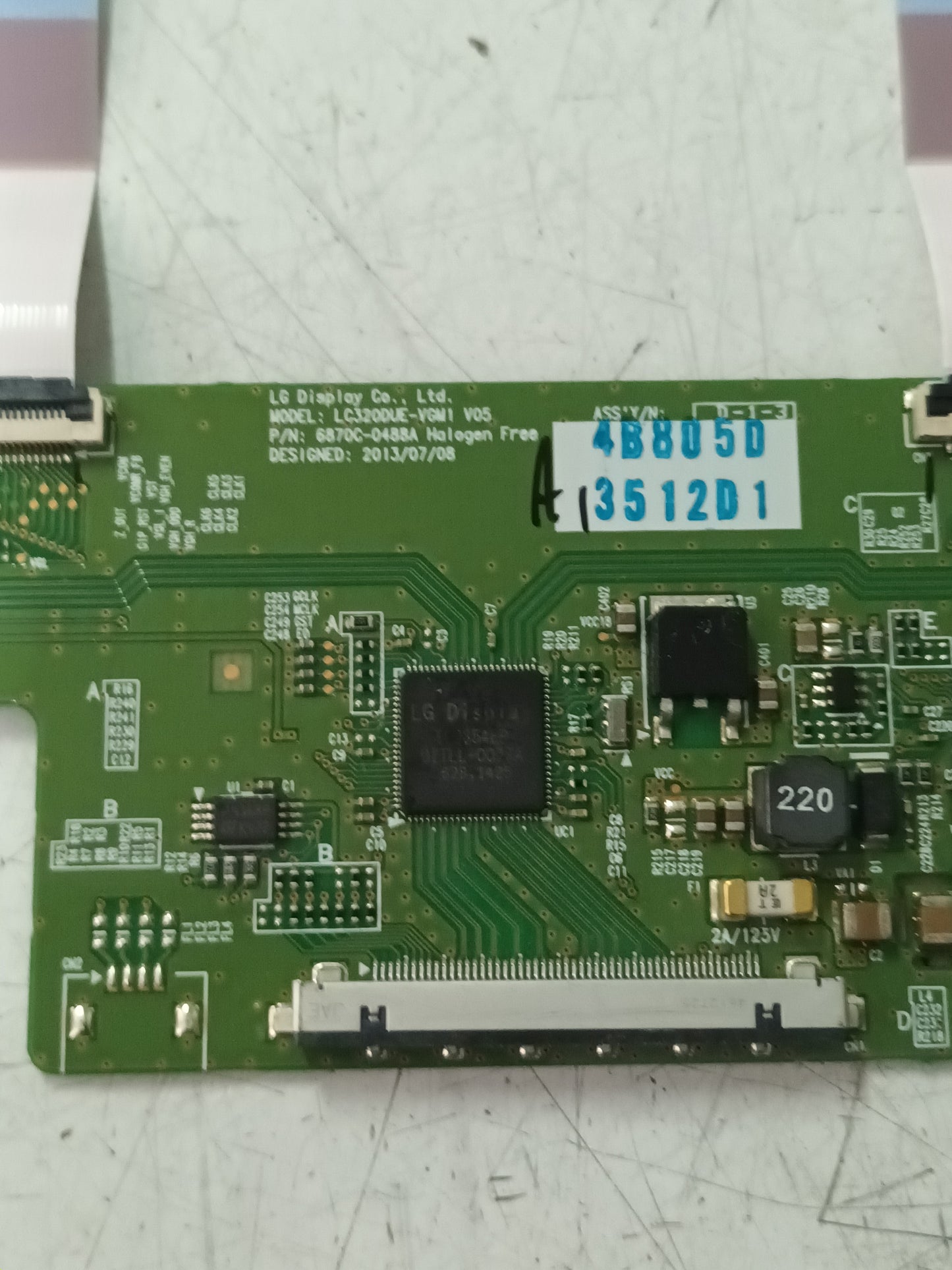 PLACA T-COM, 6870C-0488A, de TV LG32LB5610,