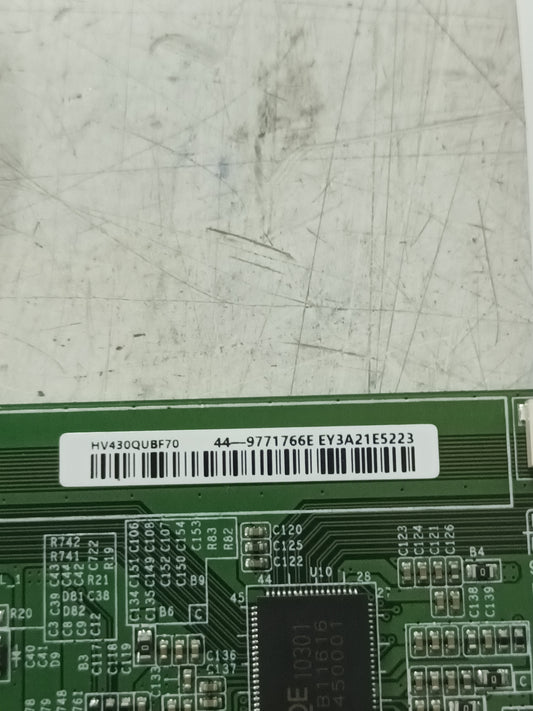 PLACA T-COM, HV430QUBF70, de TV XIAOMI MI L43M6-6AEU, (NUEVA SIN USAR)