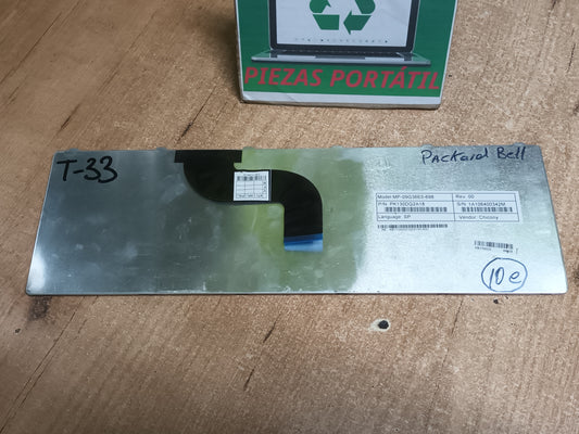TECLADO PAKARD BELL REFERENCIA: MP-09G36E0-698,