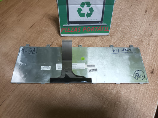 TECLADO MSI M670 REFERENCIA: MP-03233E0-359F,