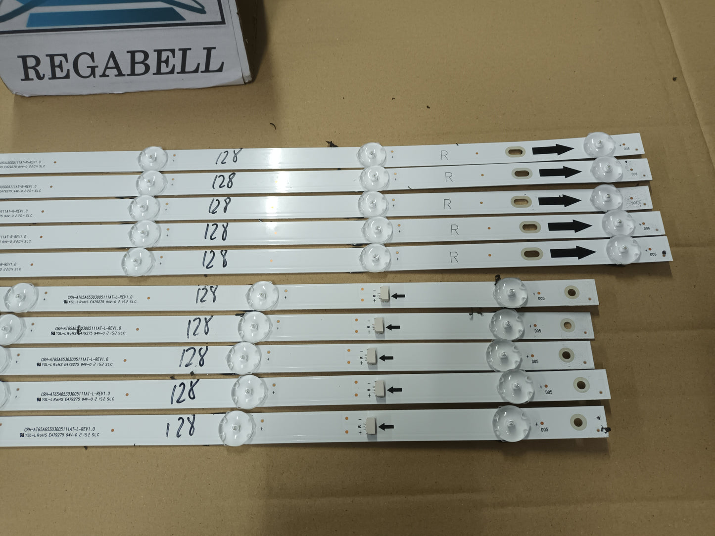 XIAOMI TV L65M7-7AEU, KIT TIRAS LED (ref,128)
