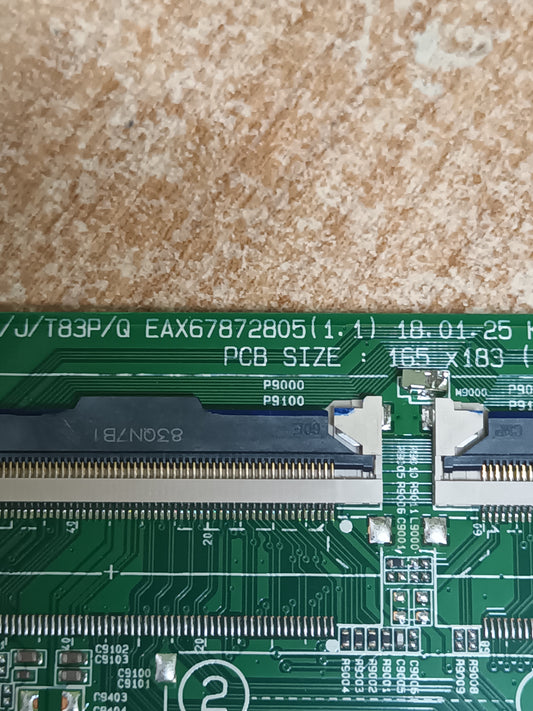 Placa main, EAX67872805(1.1), de TV LG43UK6950PLB