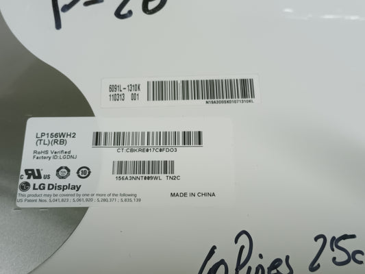 Pantalla LP156WP2(TL)(RB), MATE, 40 pines,