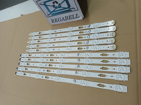 KIT 10 tiras de retroiluminación de SAMSUNG UE40MU6172U