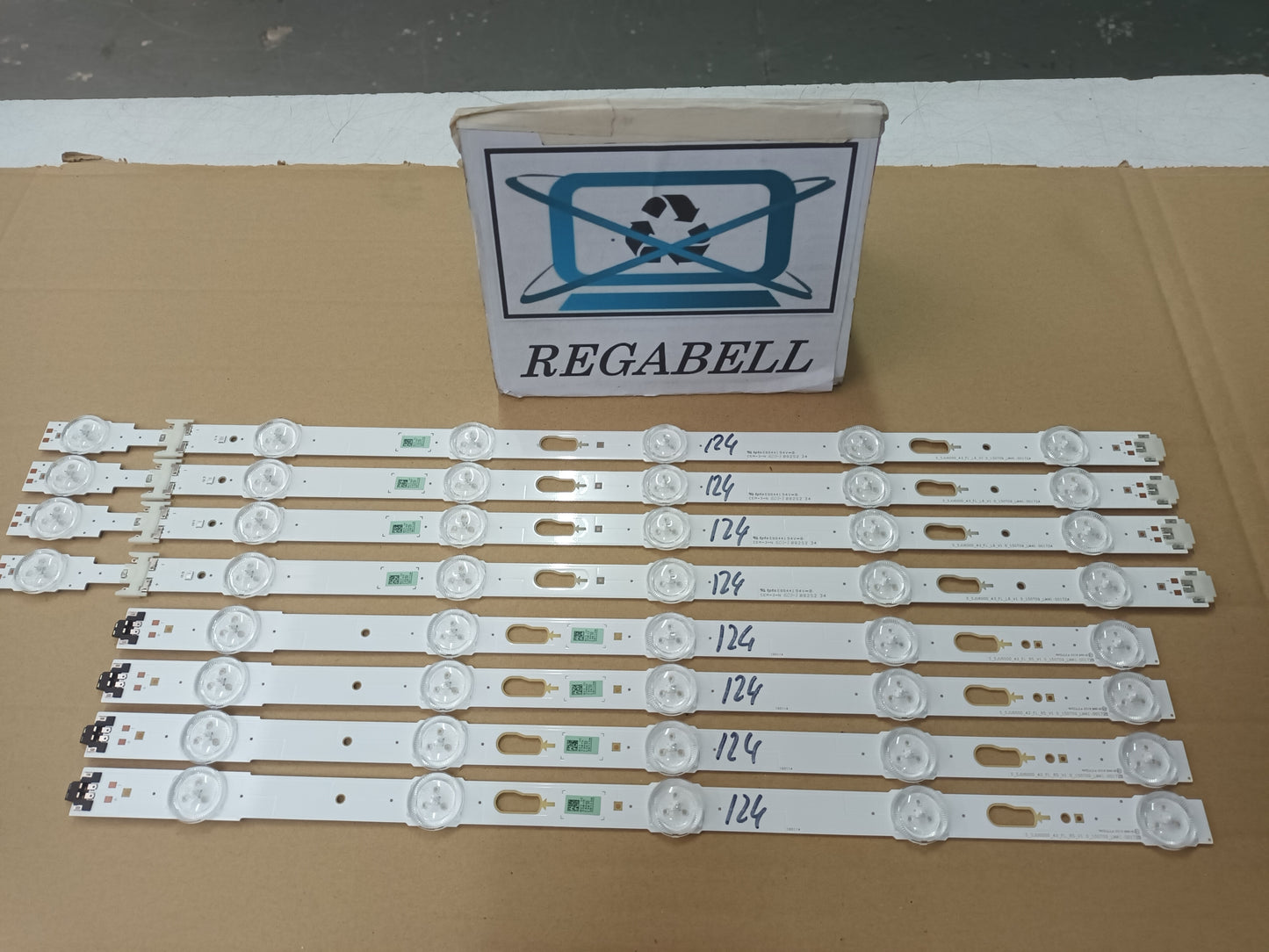 SAMSUNG UE43JU6060K, KIT TIRAS LED (ref,124)